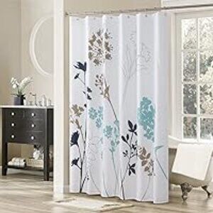 NEW - Dandelion Floral Print Waterproof Shower Curtain
